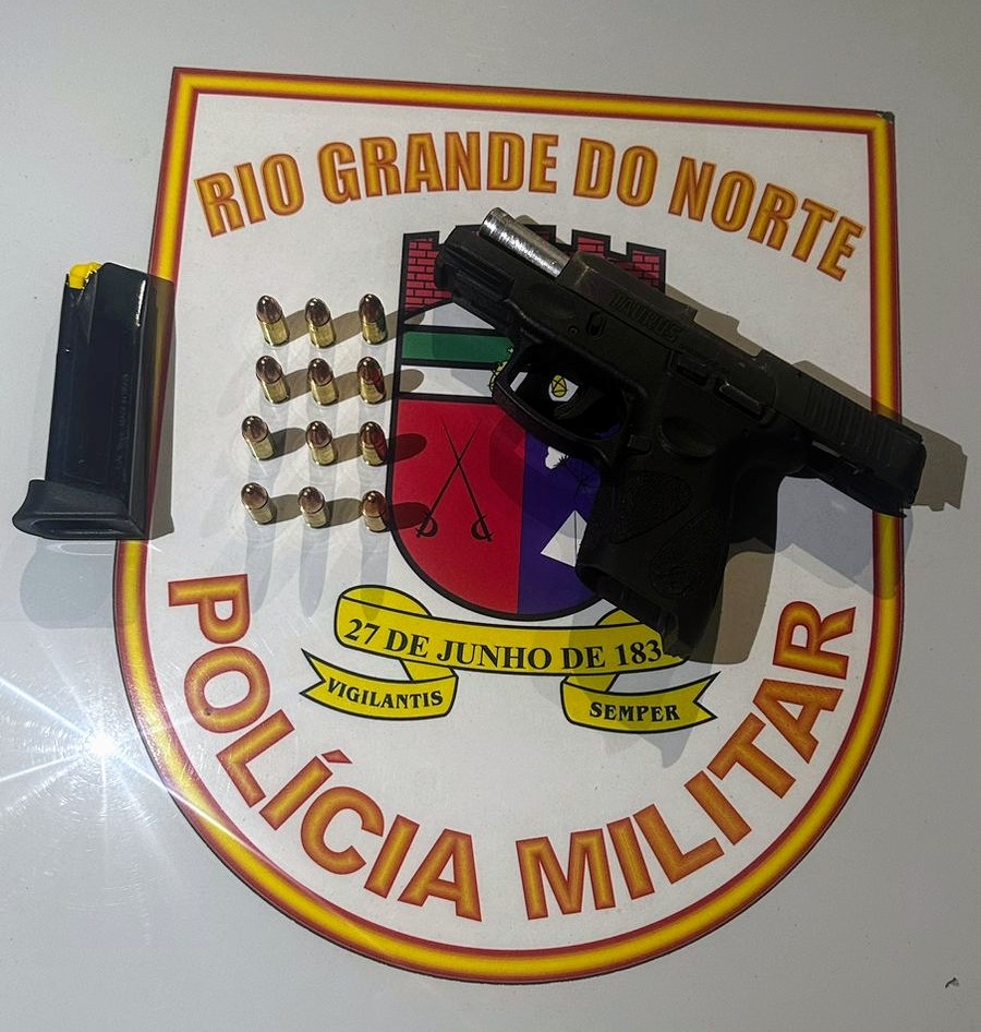 Homem é preso com arma de fogo em São José de Mipibu-RN