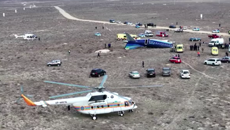 Avião que caiu no Cazaquistão desviou rota em meio a neblina e alerta de drone, diz Rússia