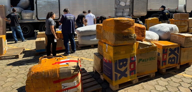 Receita Federal Carga anabolizantes drogas