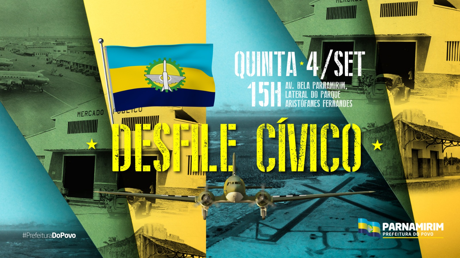 Mudança no local do Desfile Cívico de Parnamirim gera debate sobre quebra de tradição e simbolismo