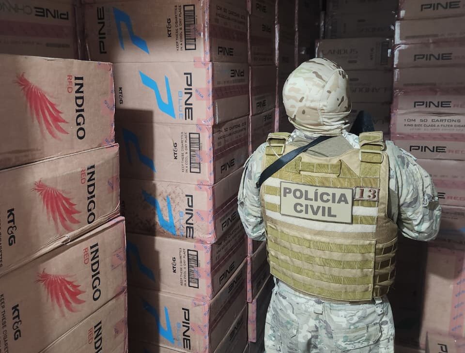 Operação Retomada II apreende 760 mil maços de cigarros contrabandeados no RN