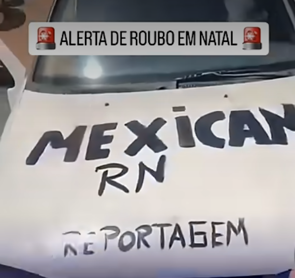 Integrante do ‘Via Torta Natal’ tem carro levado durante gravação no Arena das Dunas