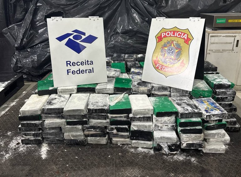 PortalBO/SP – Receita Federal apreende 405 kg de cocaína no Porto de Santos