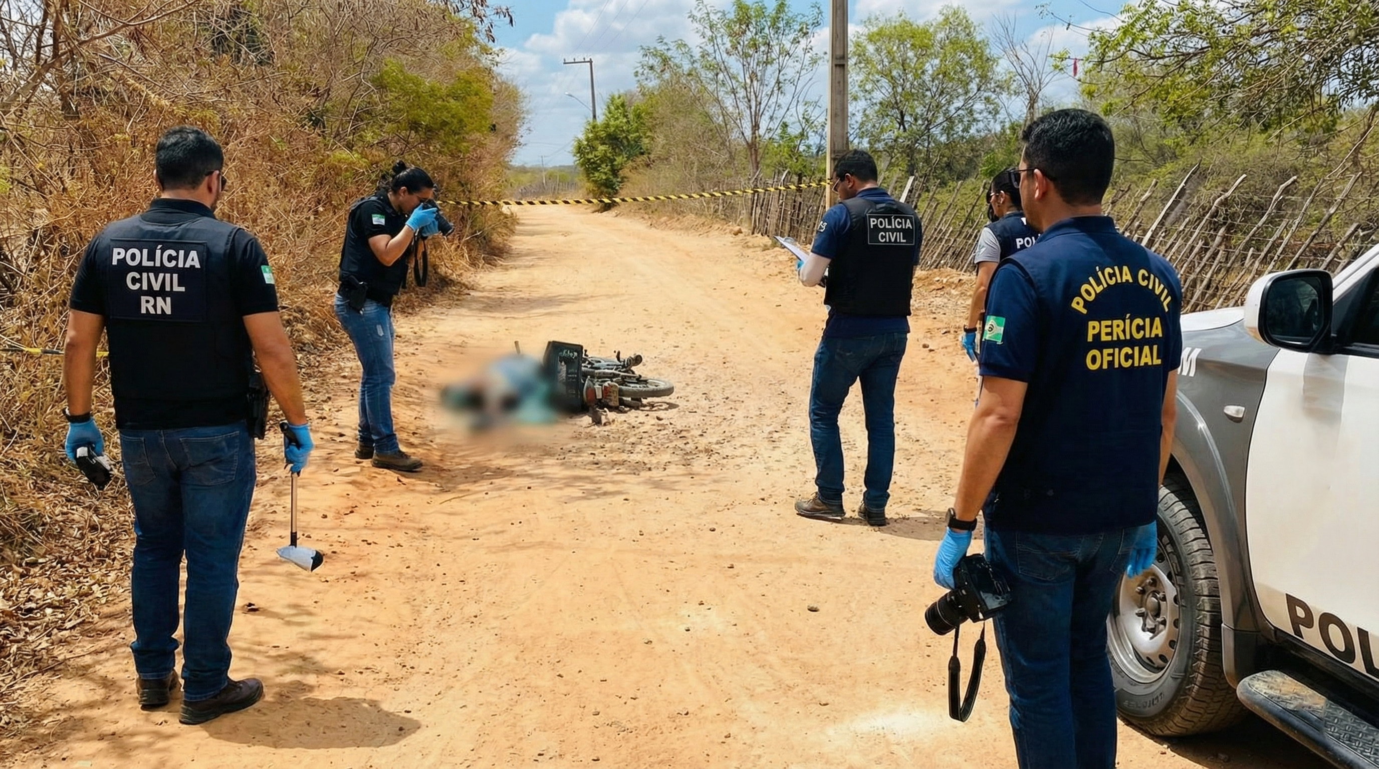 Homem é encontrado morto em estrada de terra na zona rural de Governador Dix-Sept Rosado