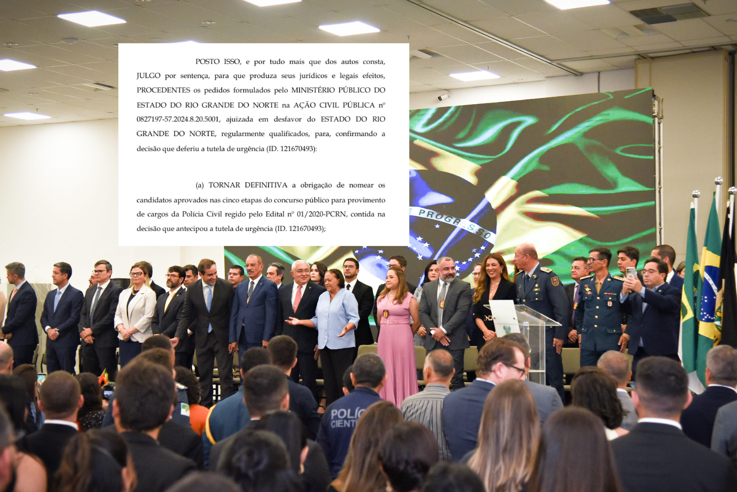 Formados, mas fora das ruas: Justiça determina nomeação de 365 policiais civis no RN