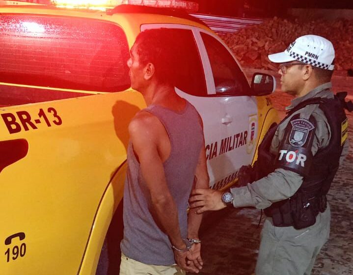Foragido com condenação de 32 anos é capturado durante patrulhamento em Natal